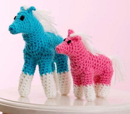 My Ponies and Me in Red Heart Super Saver Economy Solids - LW3665