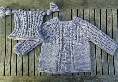 Greywater Cardigan & Cap