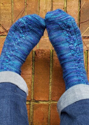 Winding Stream Socks