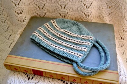 Stripes and Dots Bonnet