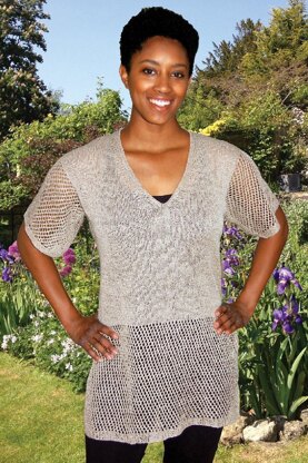 Lace-Trimmed Tunic to Knit