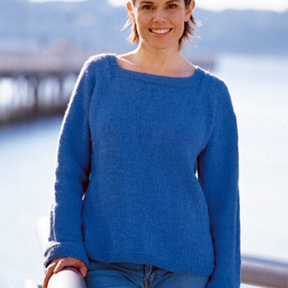 Easy Adult Sweater  in Lion Brand Wool-Ease - 1304