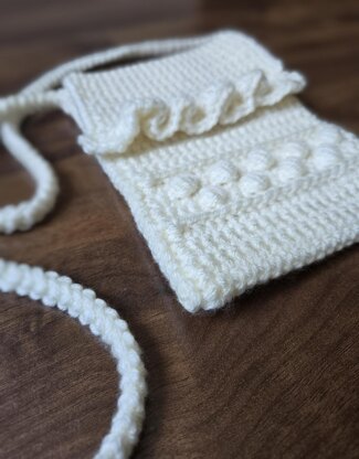 Ruffled Crossbody Purse
