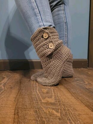 Crochet Adult Boots / Slippers