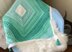 Squared Diamond Popcorn Baby Blanket N 350