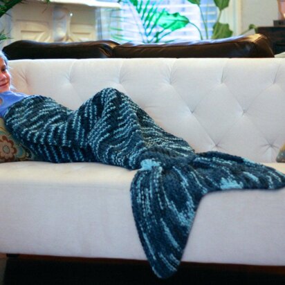 Mermaid Tail Lap Blanket