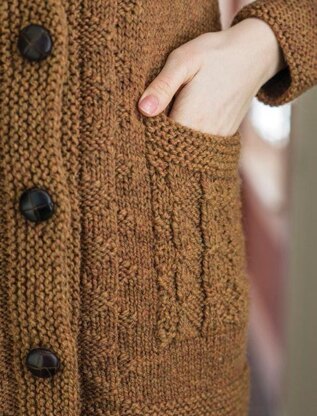 Diné Cardigan in Berroco Ultra Alpaca Chunky - Pv2-8 PDF