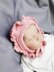 Baby Bonnet with Frill Trim PDF Knitting Pattern, 0-12 months