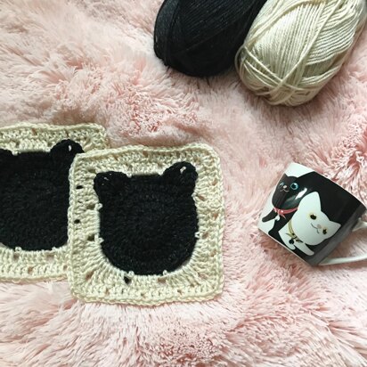 Kitty Cat Granny Square