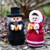 Christmas Carol Singer Dolls Knitting Pattern - Toy Knitting Pattern