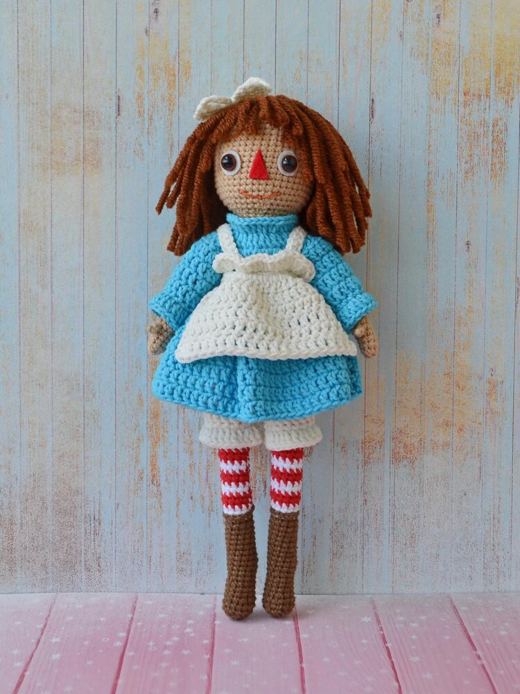 Free raggedy ann store crochet pattern