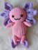 Axolotl Toy Knitting Pattern  LH014