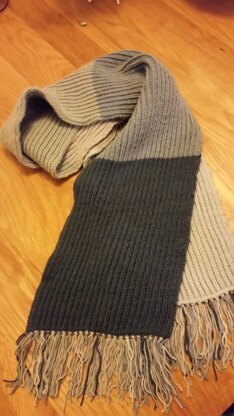 Fisherman's rib scarf