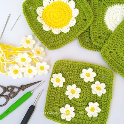 Daisy Flower Appliques