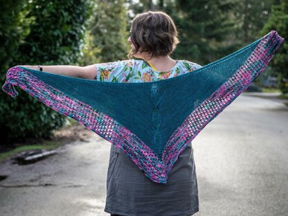 Leaf Line Shawl