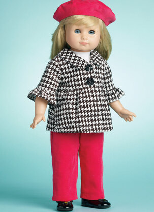 McCall's Doll Clothes For 18 (46cm) Doll M6137 - Paper Pattern Size One Size Only