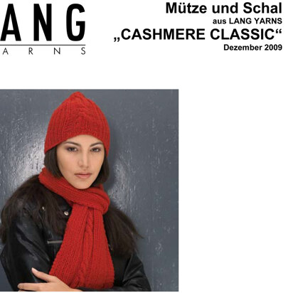 Hat and Scarf in Lang Yarns Cashmere Classic