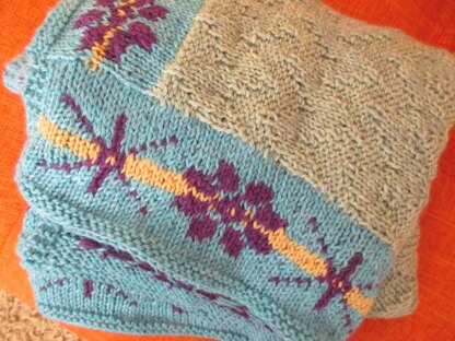 Texture and Fairisle Blanket