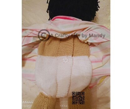 The Woollie Dolls Baby Olivia Pyjama Case