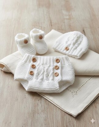 "Orchid" Nappy cover & Top set