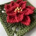 Poinsettia Granny Square