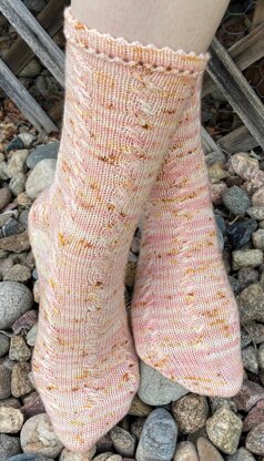 Solomonic Columns Socks