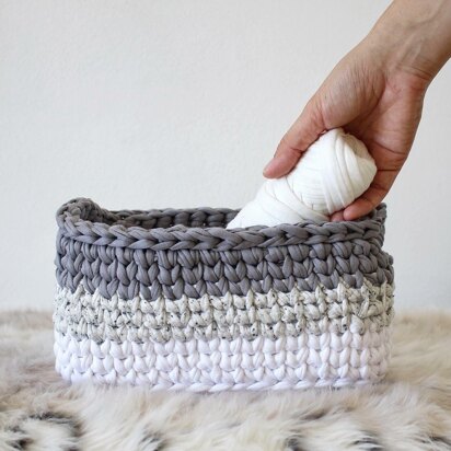 Ombre Rectangle Basket