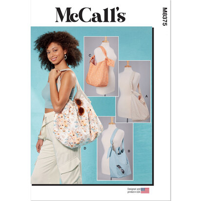 Market Tote Bags Simplicity Sewing Pattern 9298. One Size.