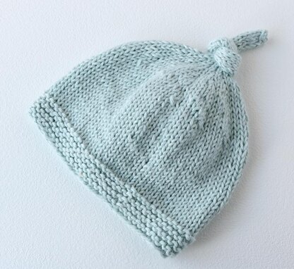 Tegan baby hat cheap with top knot