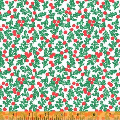 Windham Fabrics Christmas Charms - Holly Dot