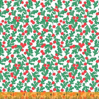 Windham Fabrics Christmas Charms - Holly Dot