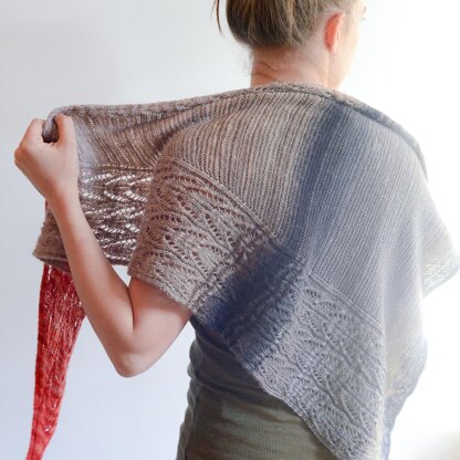 Delicate Blush Shawl