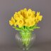 Crochet pattern daffodils bouquet of flowers or single flower