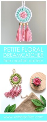 Petite Floral Dreamcatcher