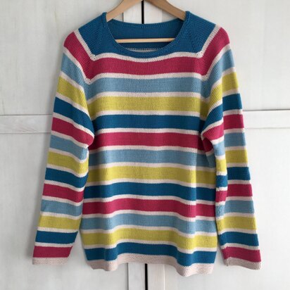 Top Down Sweater Rainbow