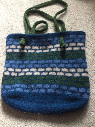 slip stitch tote