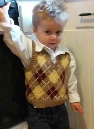 Toddler Argyle Sweater Vest
