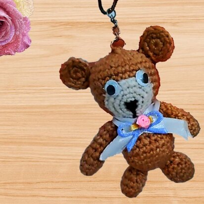 Crochet Bear keychain