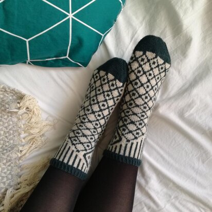 Yucay socks - knitting pattern