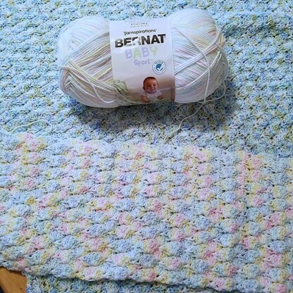 One Ball Shells Baby Blanket