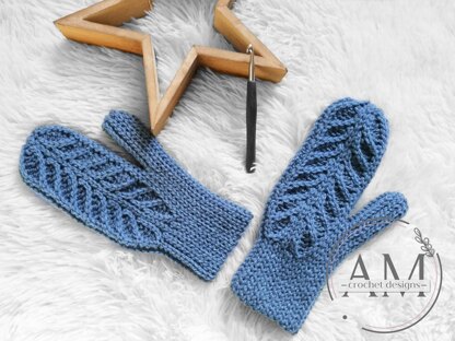 ADA knit-look mittens