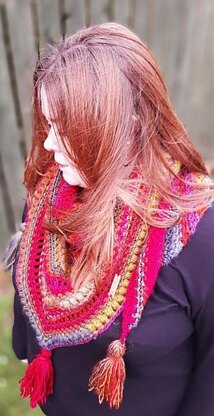 Minerva Triangle Wrap Shawl