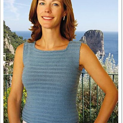 Square Neck Tank Top to Knit