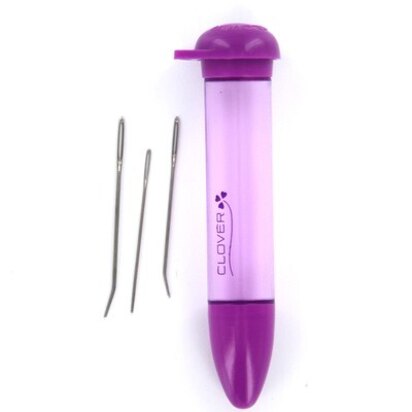 Clover Bent Tip Lace Darning Needle Set