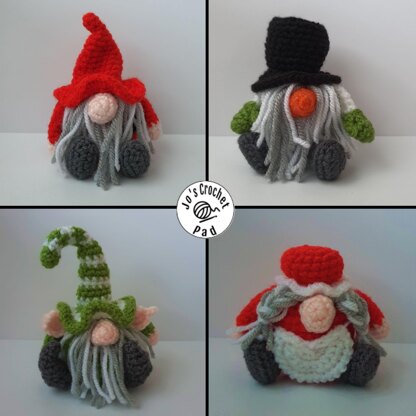 Christmas Gnomes Collection Crochet Pattern