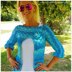 Crochet Vest with Crochet Flower TONDO #2
