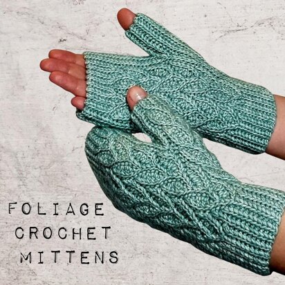 Foliage_crochet_mittens