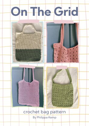 ‘On The Grid’ - customisable crochet bag pattern