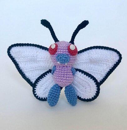 Butterfree Amigurumi Pattern