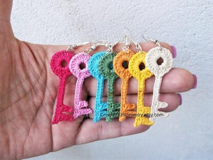 Key earrings